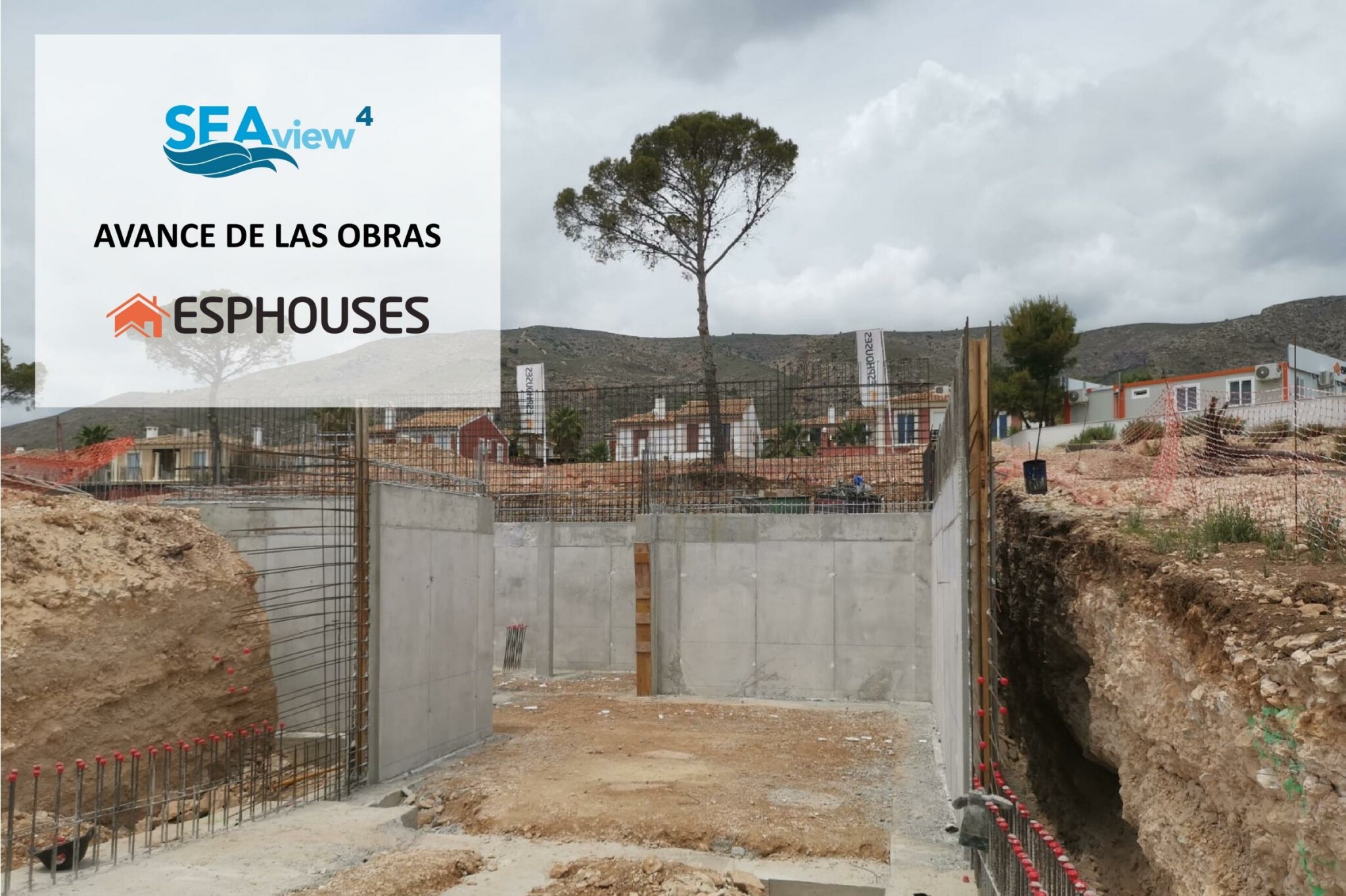 SEAVIEW 4 - La construcción de estas villas en Sierra Cortina continúa
