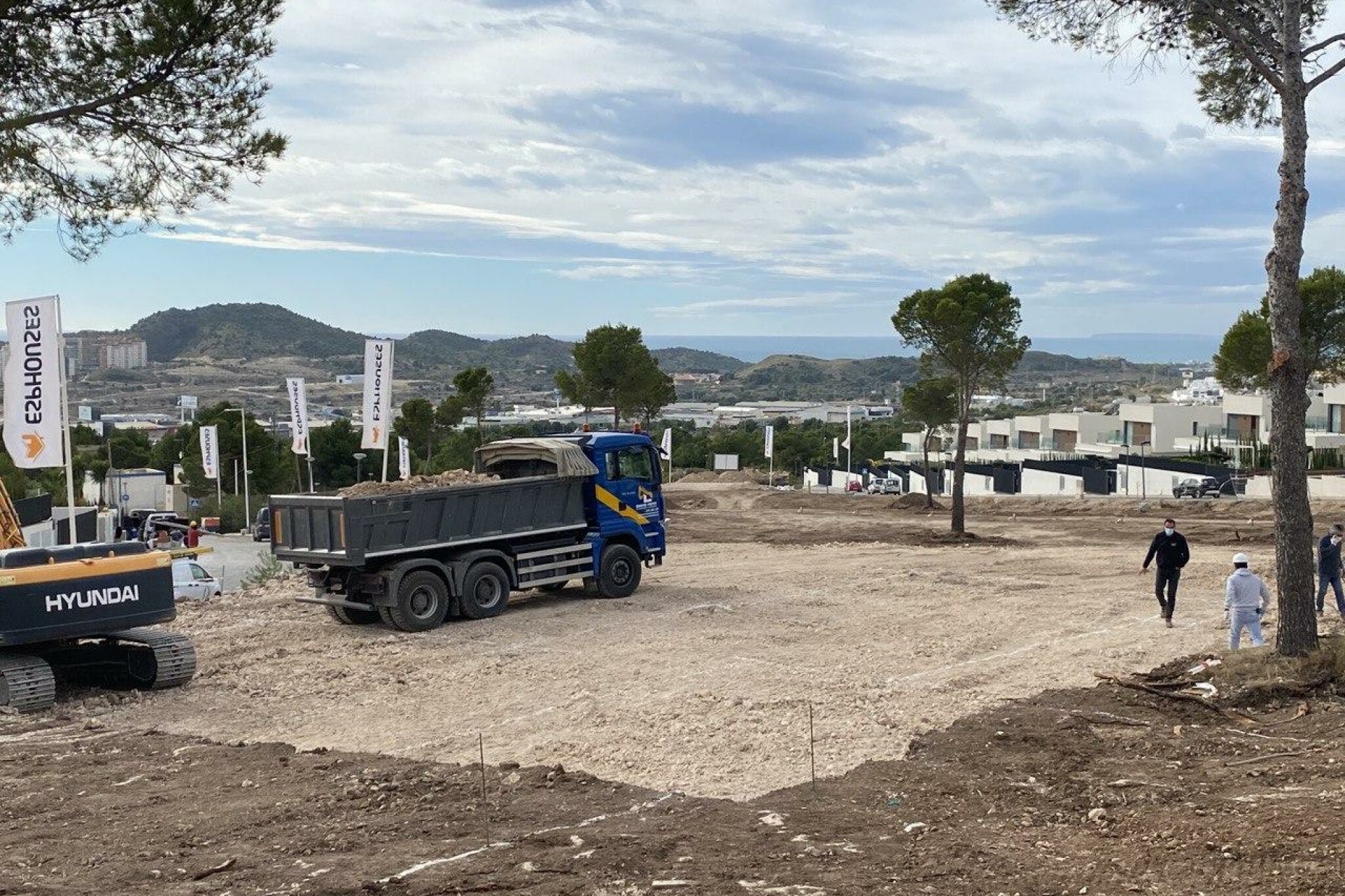 Inicio de la construcción de la casa 15 de nuestra promoción SEAVIEW 4 en Sierra Cortina
